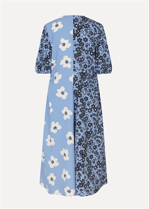 Gathered pocket structured stretch kjole Night Ditzy Floral/Day Ditzy Floral Stine Goya 